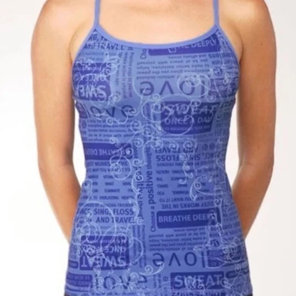 RARE! 🍋 Lululemon Power Y Tank- size 8 - Picture 2 of 8